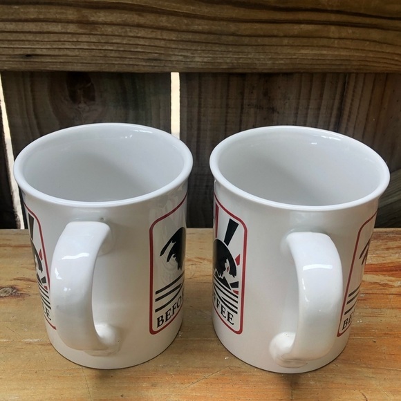 Set of 2 Dat’ Do It Rooster Rooster Before & After Coffee Large 16oz Mugs - Picture 5 of 8
